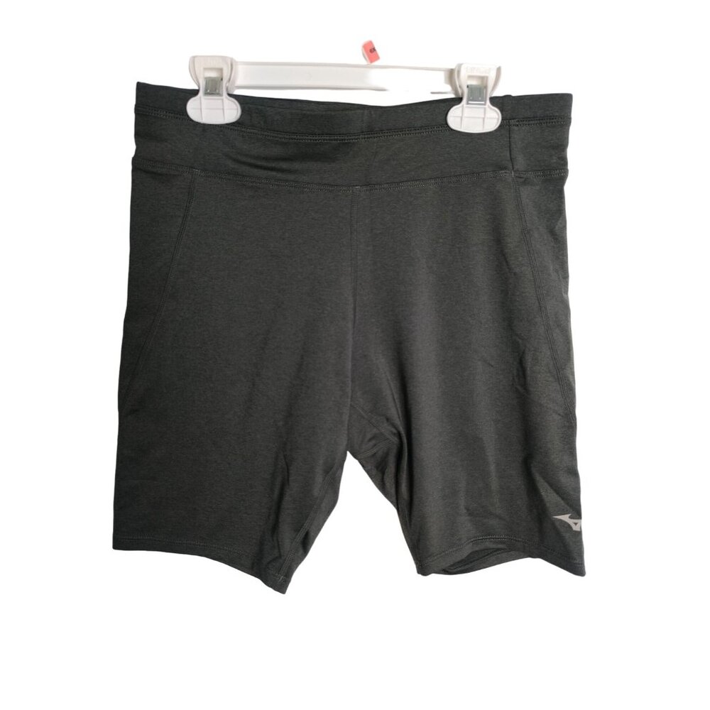 Mizuno Women's Elevated 4” Volleyball Dark Grey Short Size Large